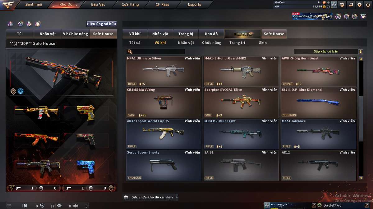 shop acc cf uy tin gia re